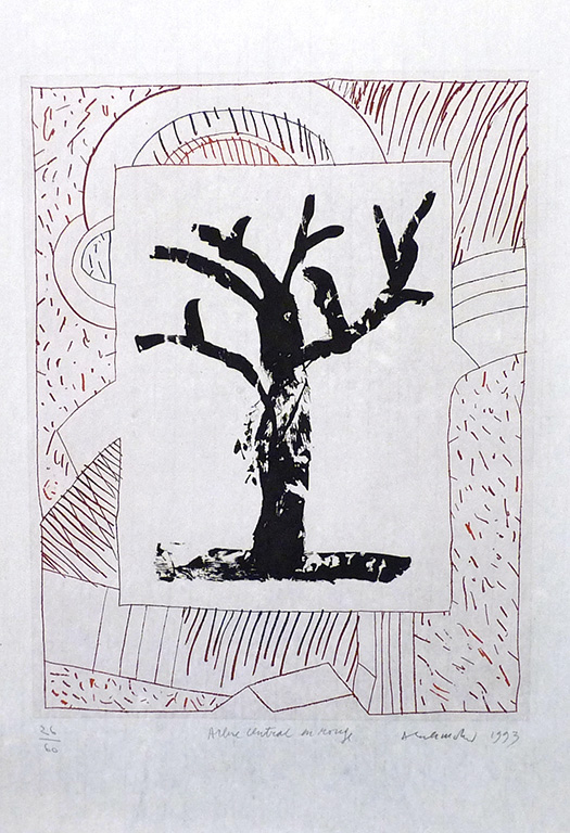 Arbre central au rouge, 1993